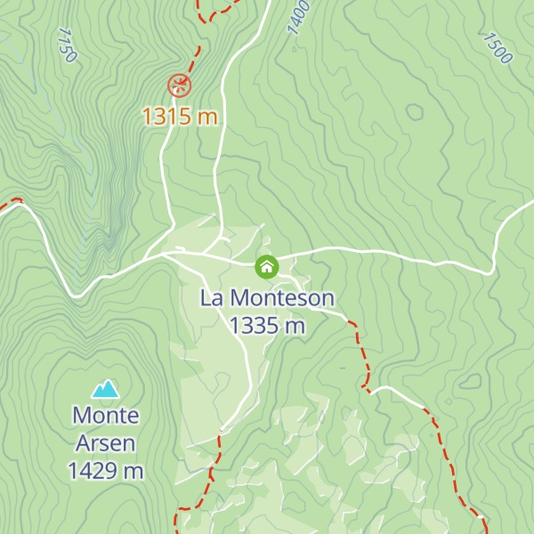 Map of La Monteson