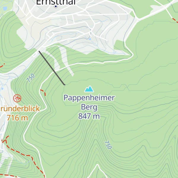 Map of Pappenheimer Berg