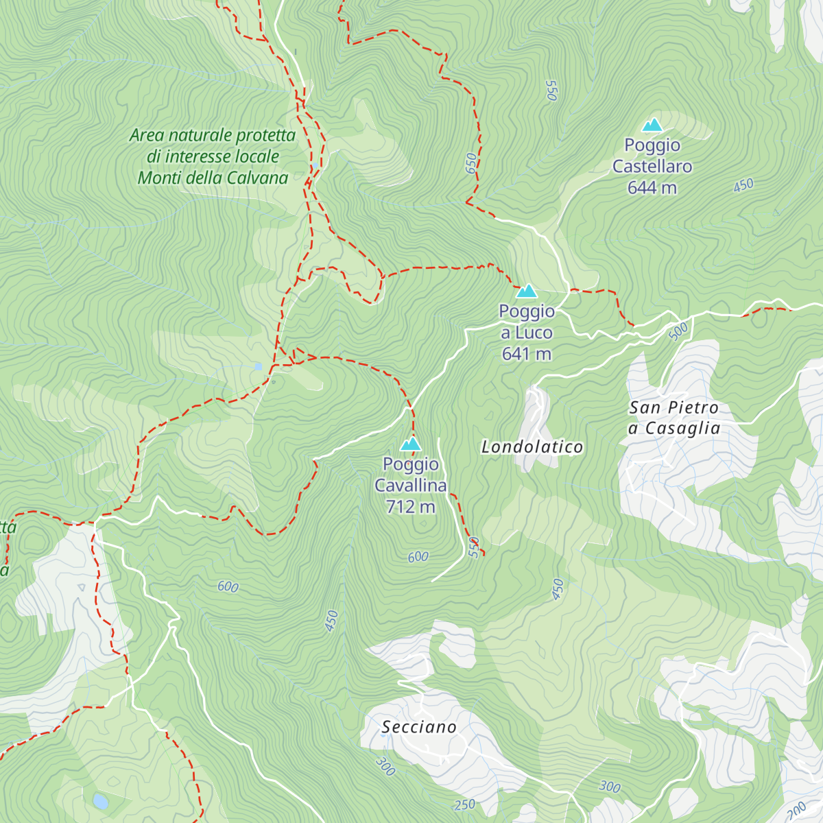 Rifugio Bruno Gensini map