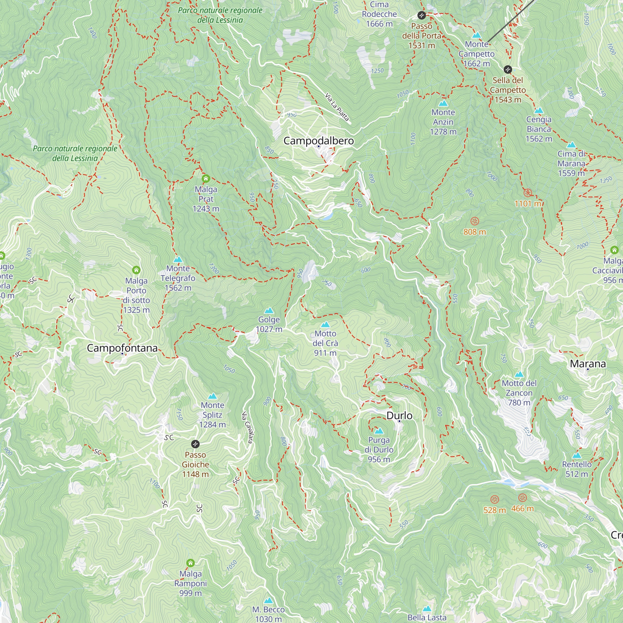 Baito dei Busi map