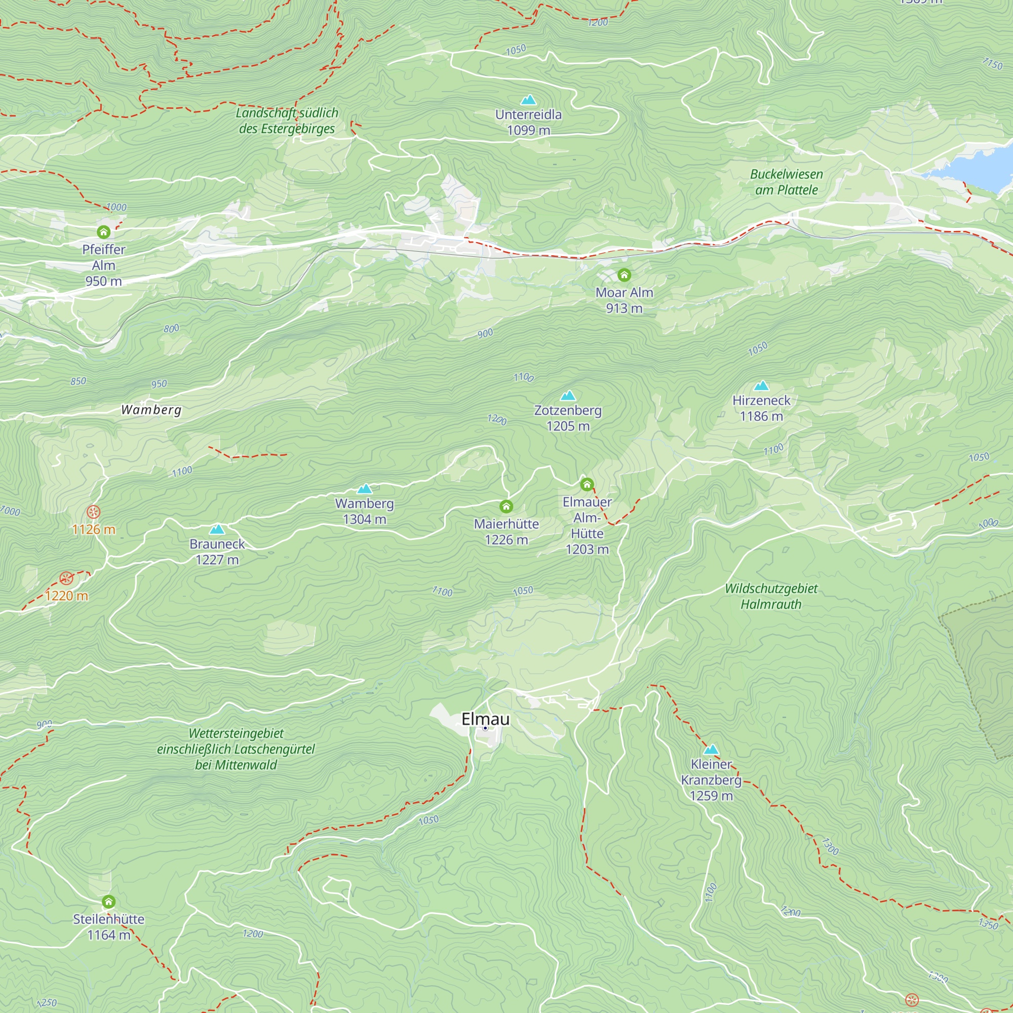 Maierhütte map