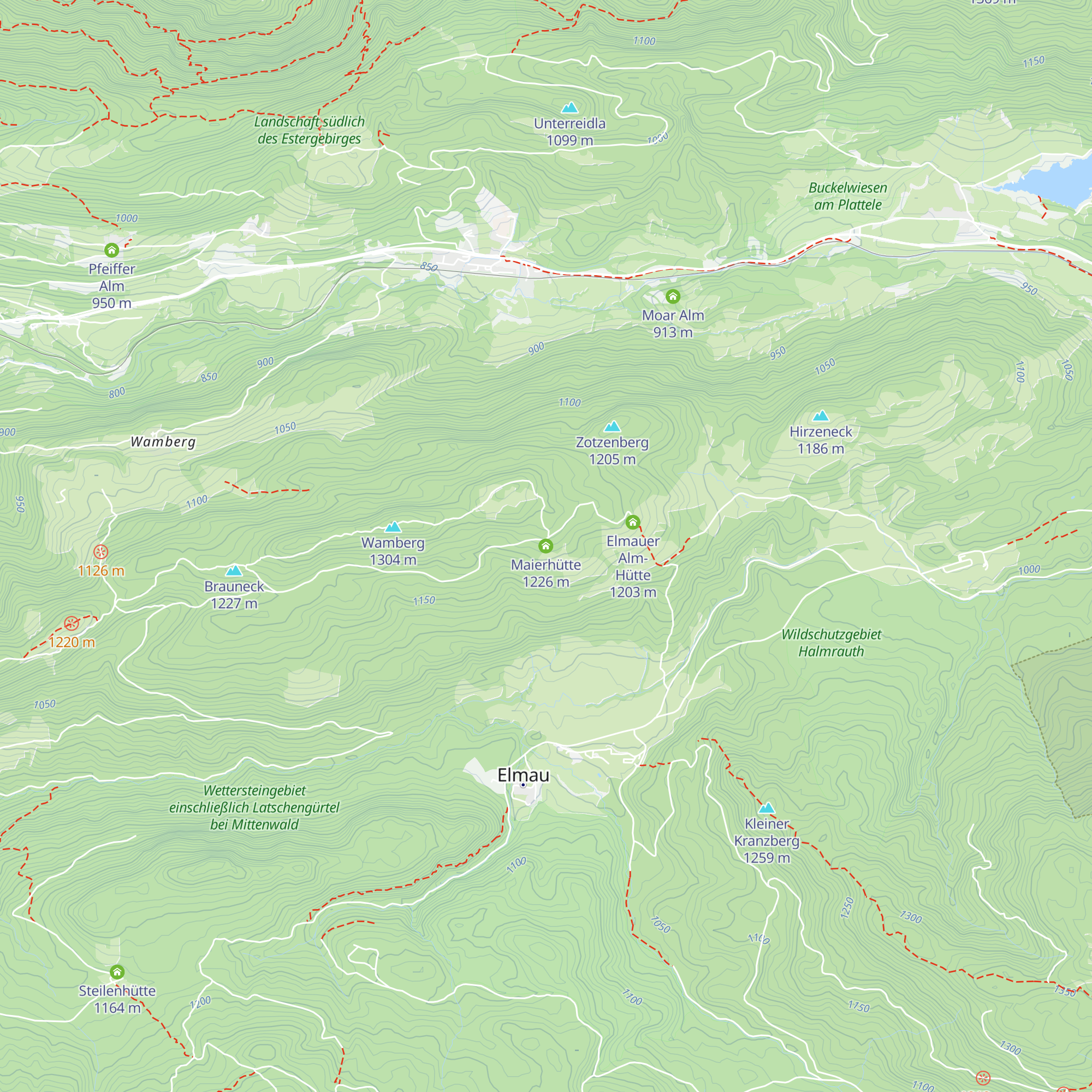 Maierhütte map
