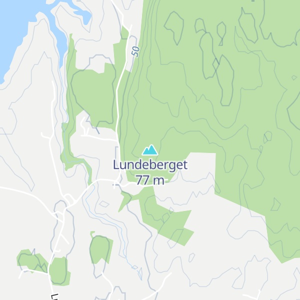 Map of Lundeberget