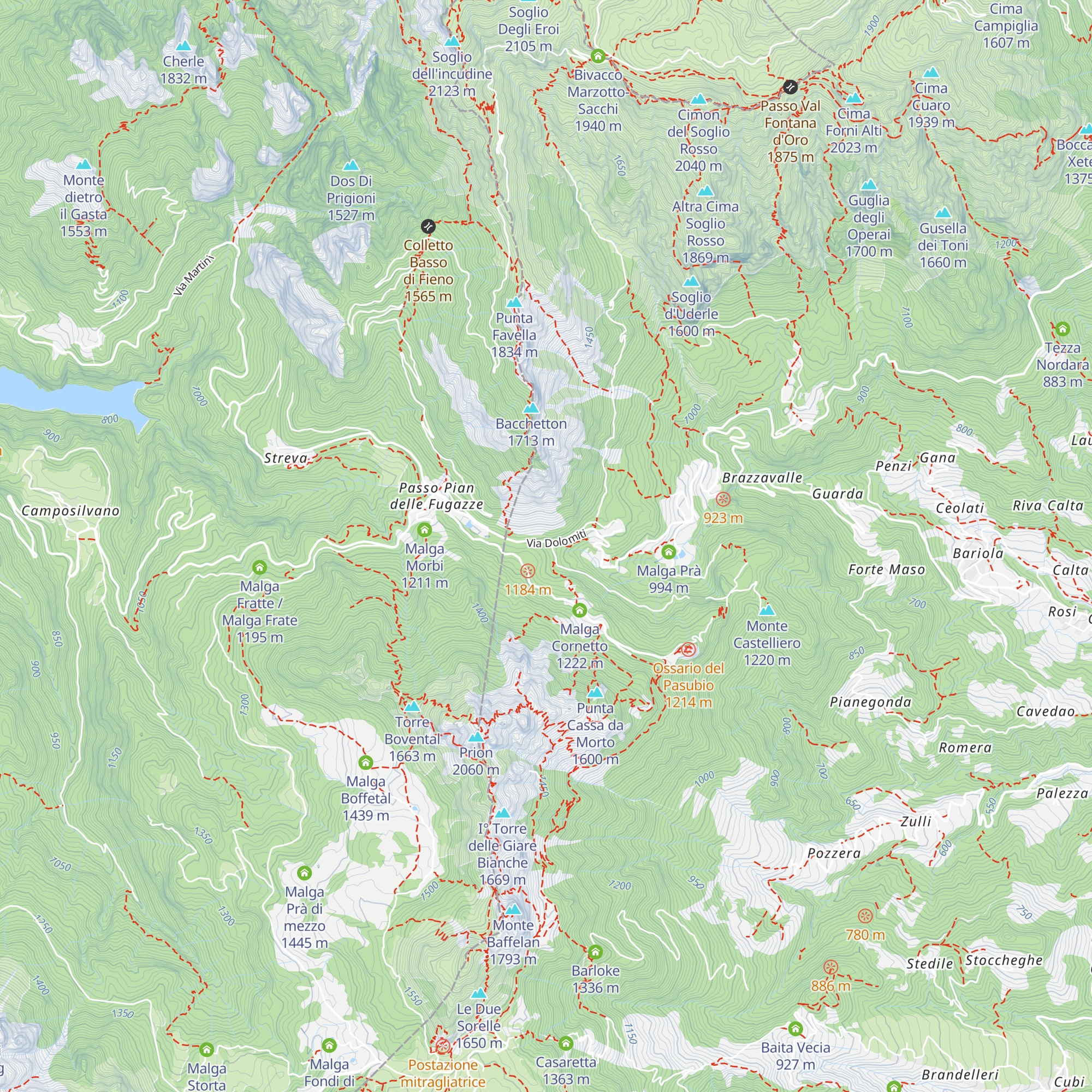 Ex Ristorante "Il Sentiero" map