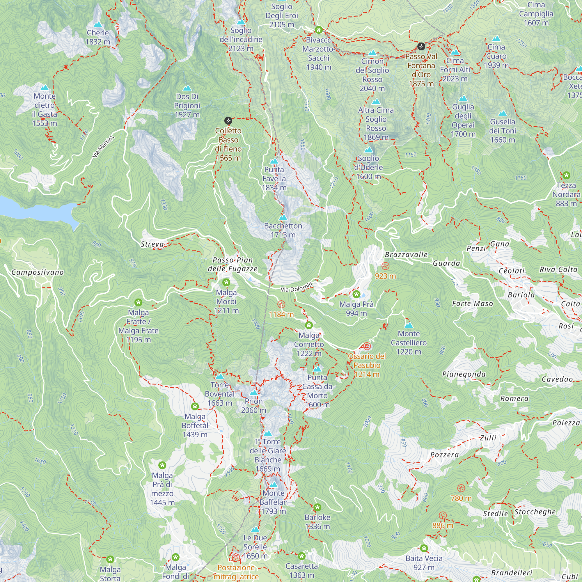 Ex Ristorante "Il Sentiero" map