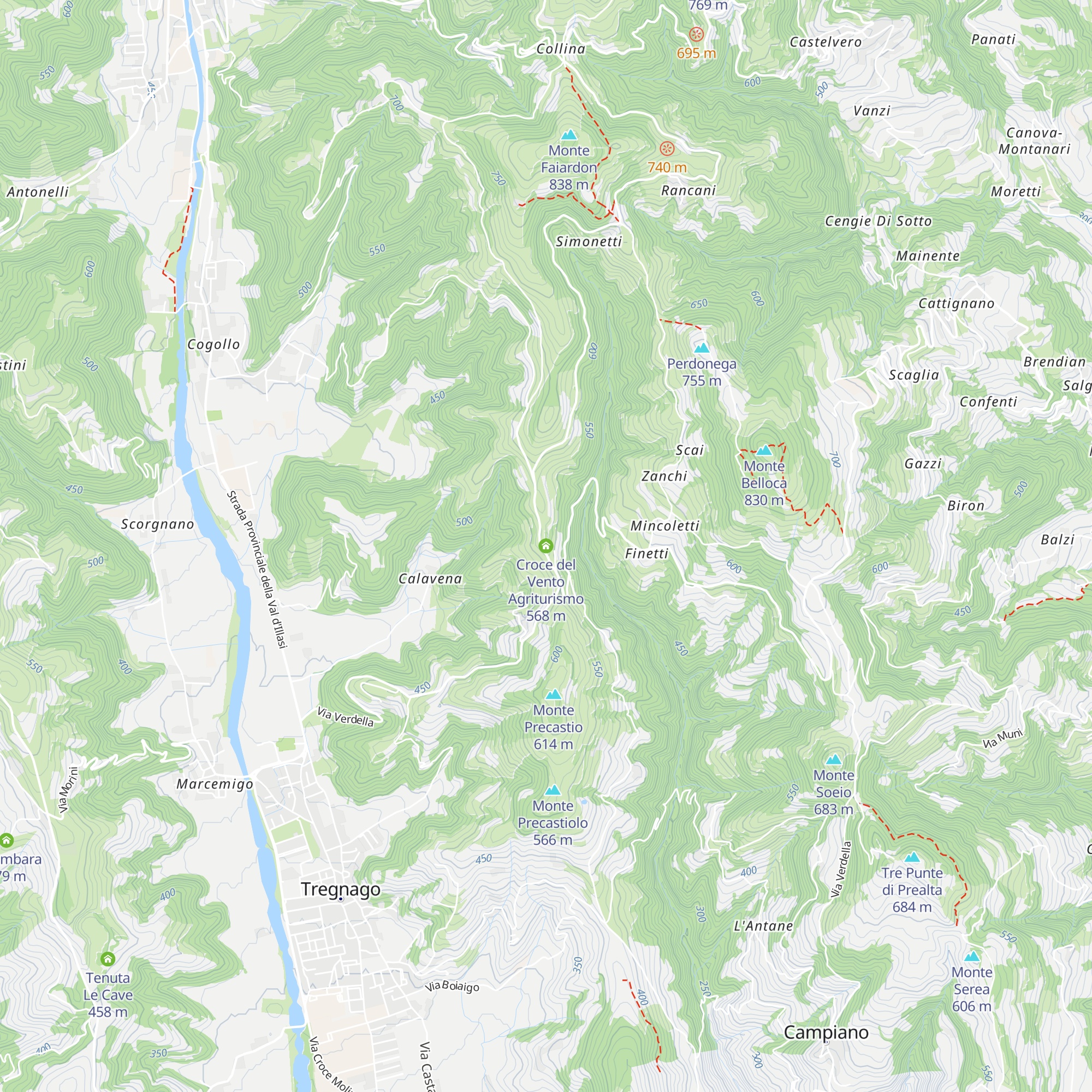 Croce del Vento Agriturismo map