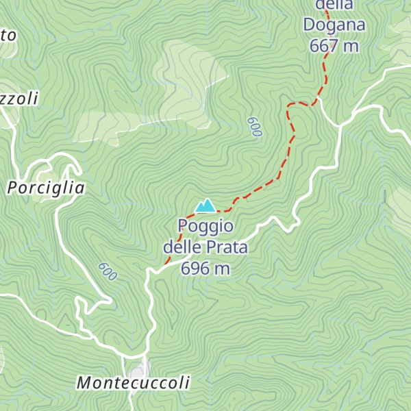 Map of Poggio delle Prata