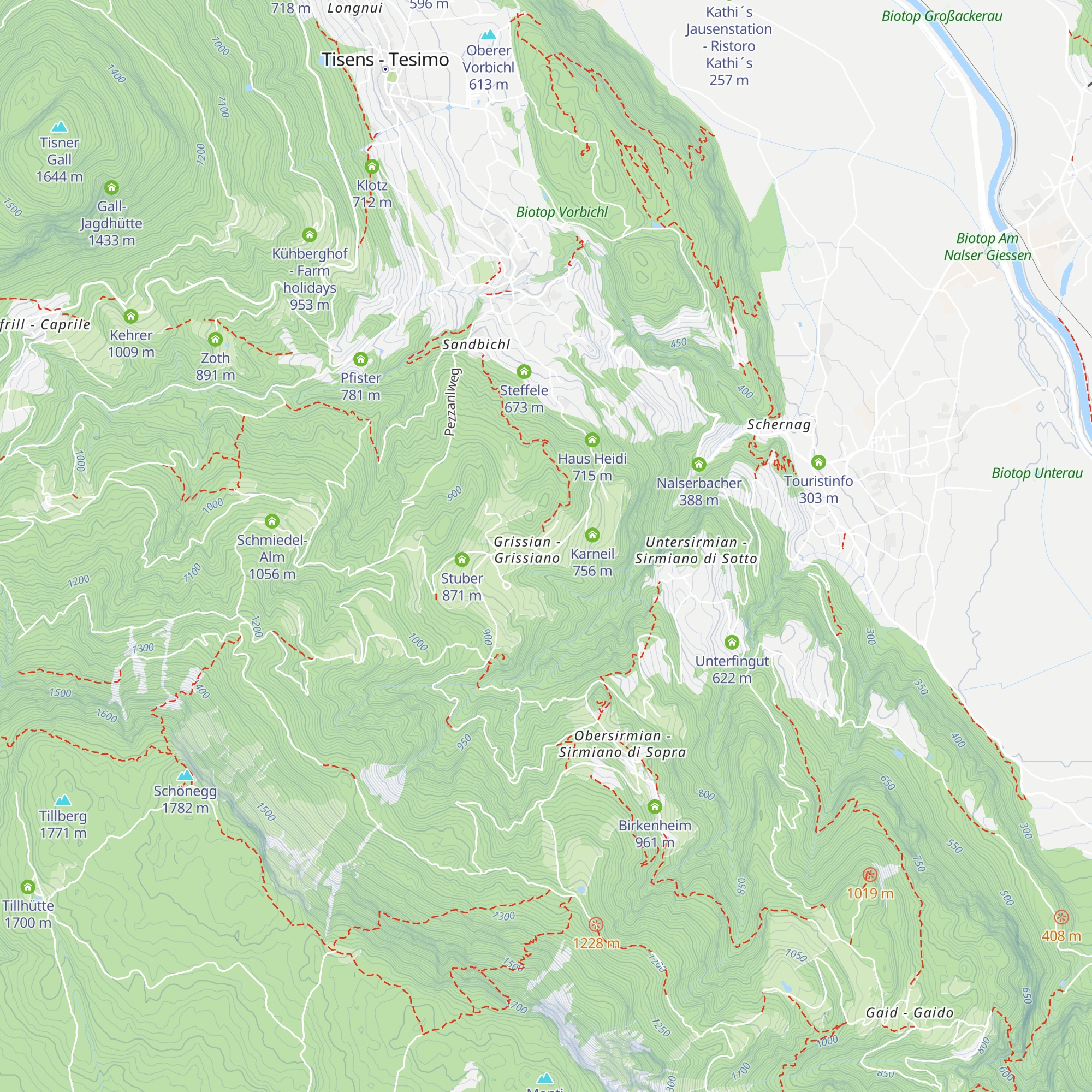 Schmiedlhof map