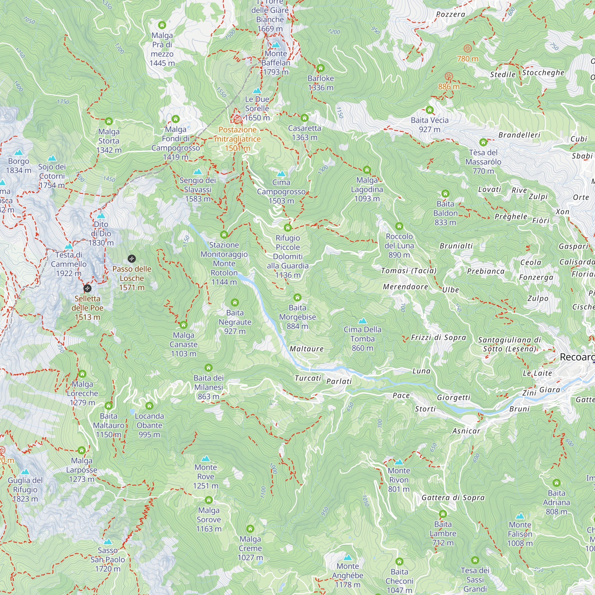 Baita Morgebise map