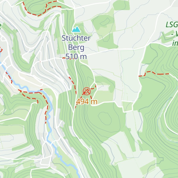 Map of Brotzeithütte / Unterstand