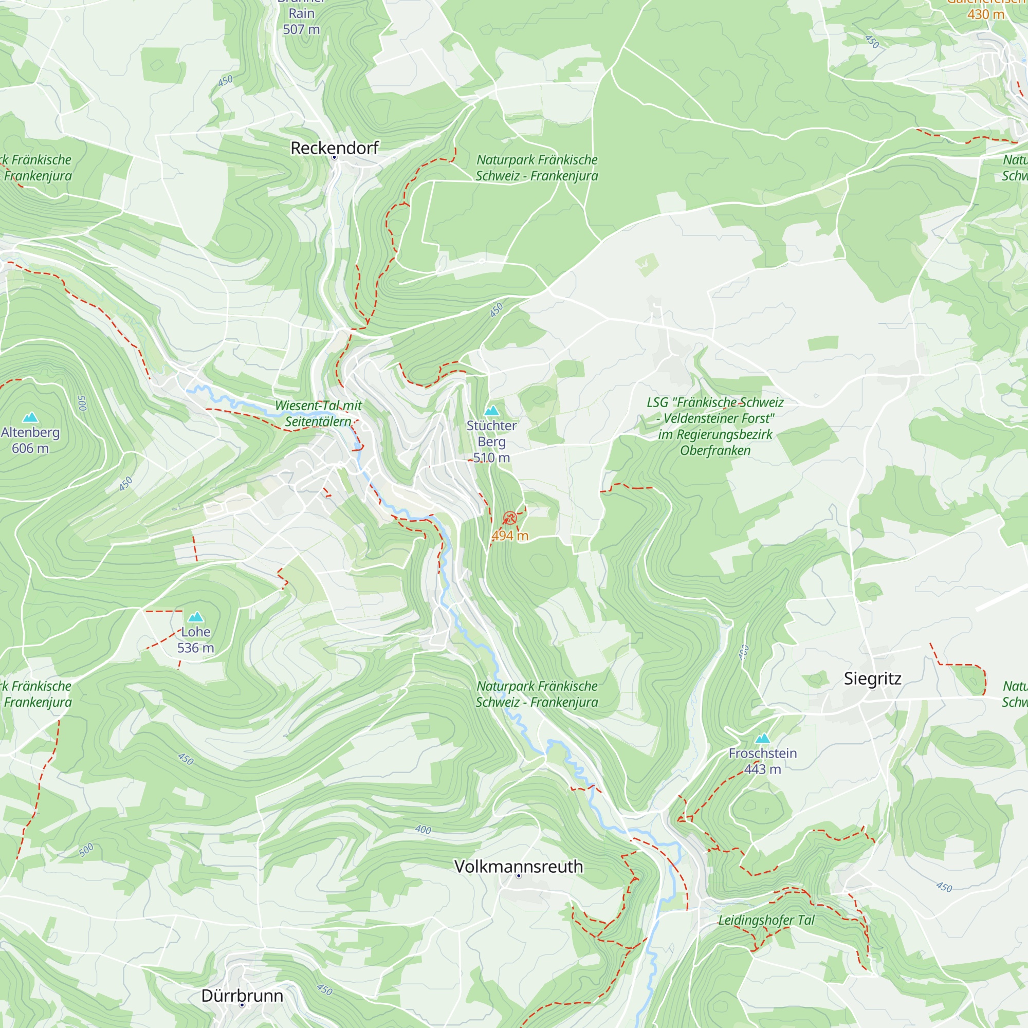 Brotzeithütte / Unterstand map
