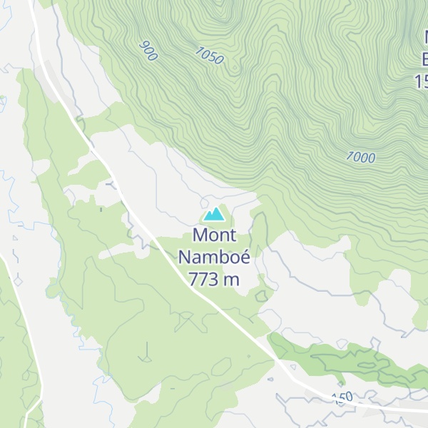 Map of Mont Namboé