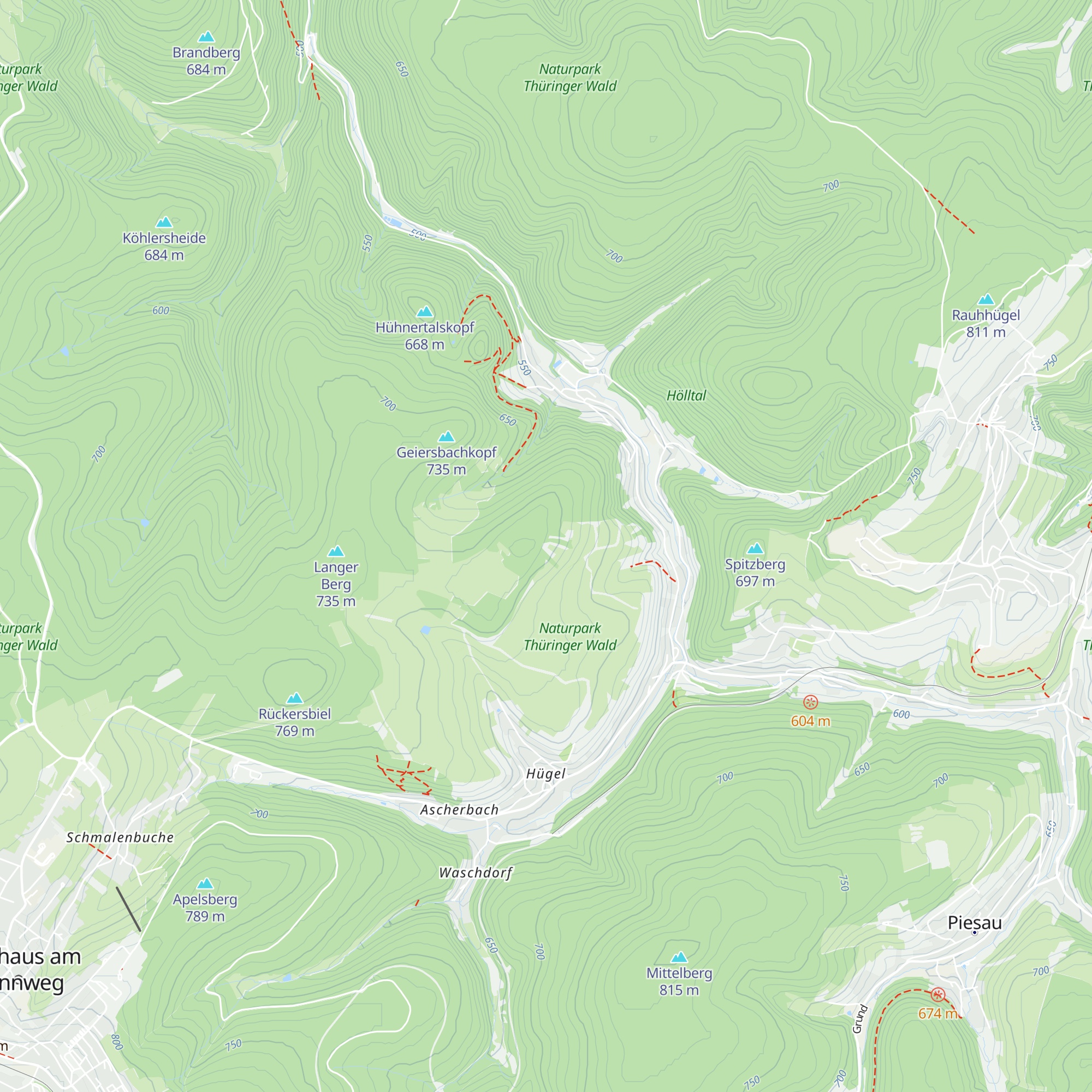 Schutzhütte Sauhügel map