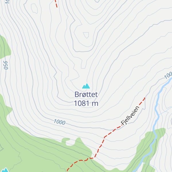 Map of Brøttet