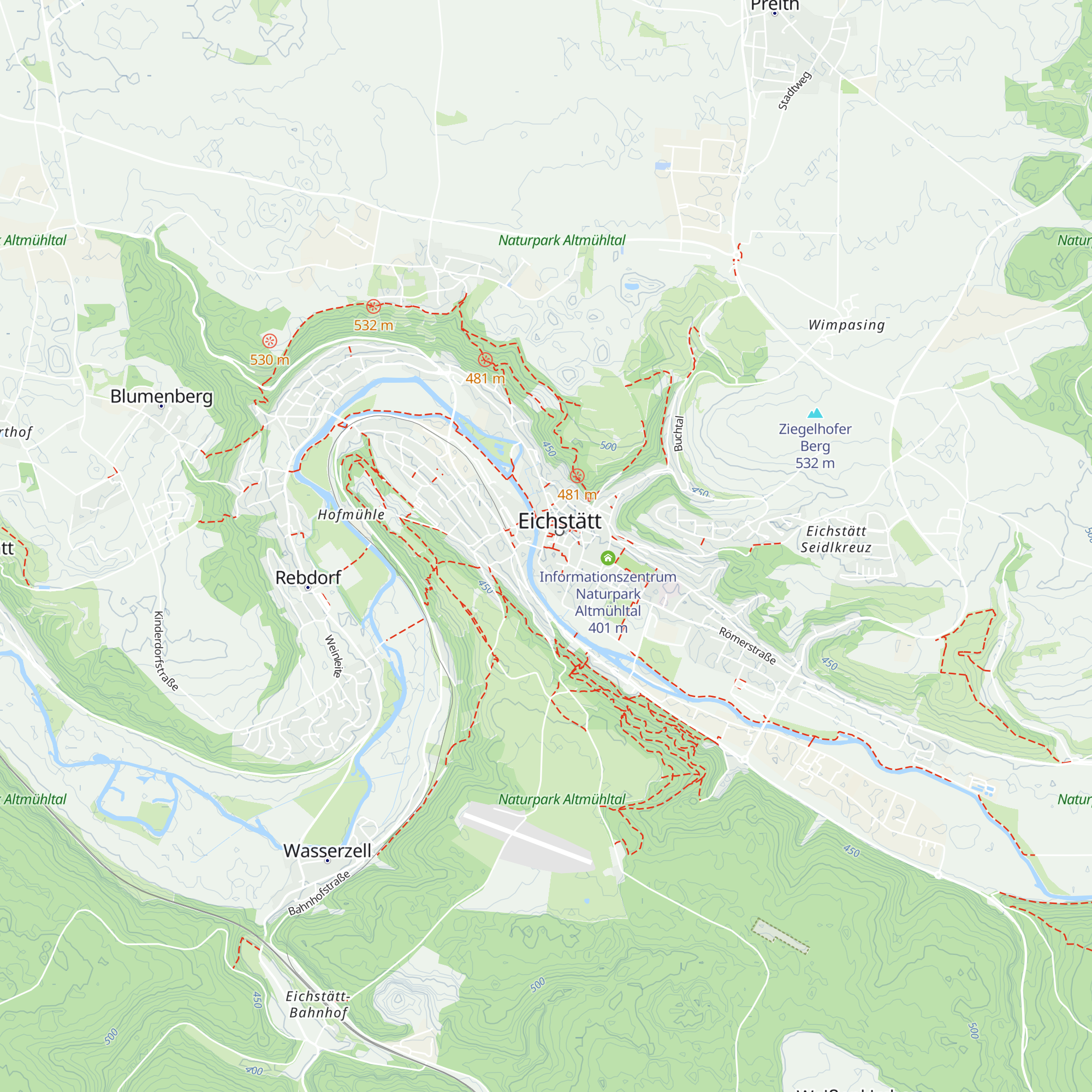Tourist-Information map