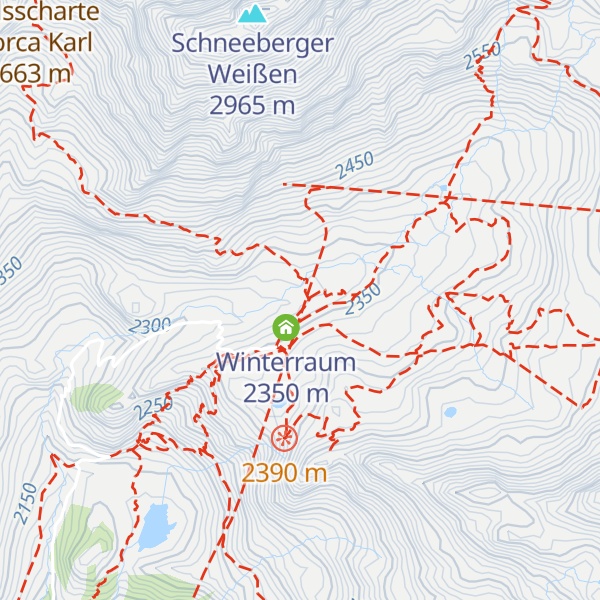 Map of Almhütte - Malga