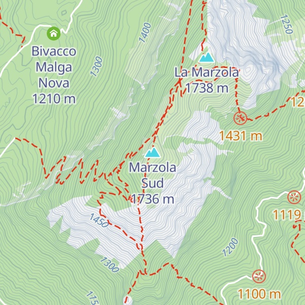 Map of Marzola Sud