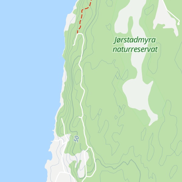 Map of Bjørnehikollen
