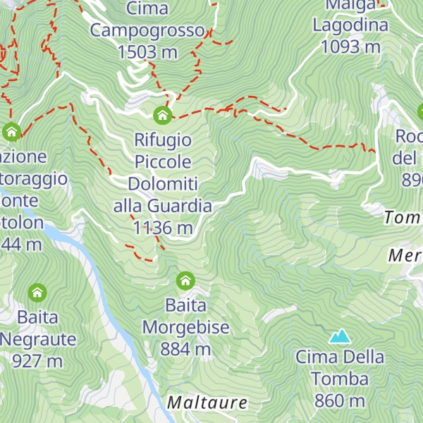 Map of Locanda Mezzo Cason
