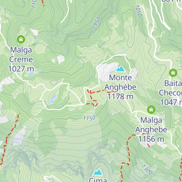 Map of Malga Podeme I
