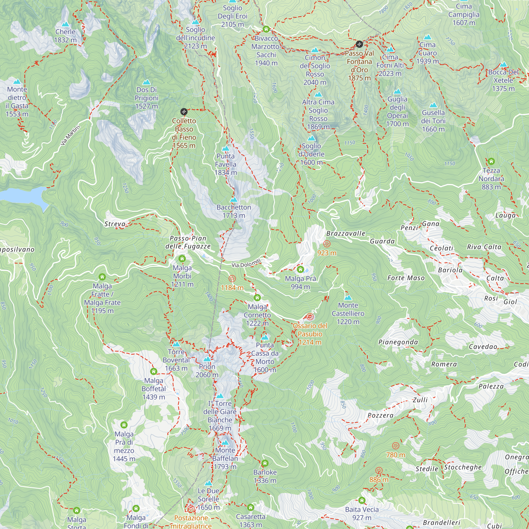 Bar Villa Pasubio map