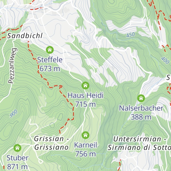 Map of Haus Heidi