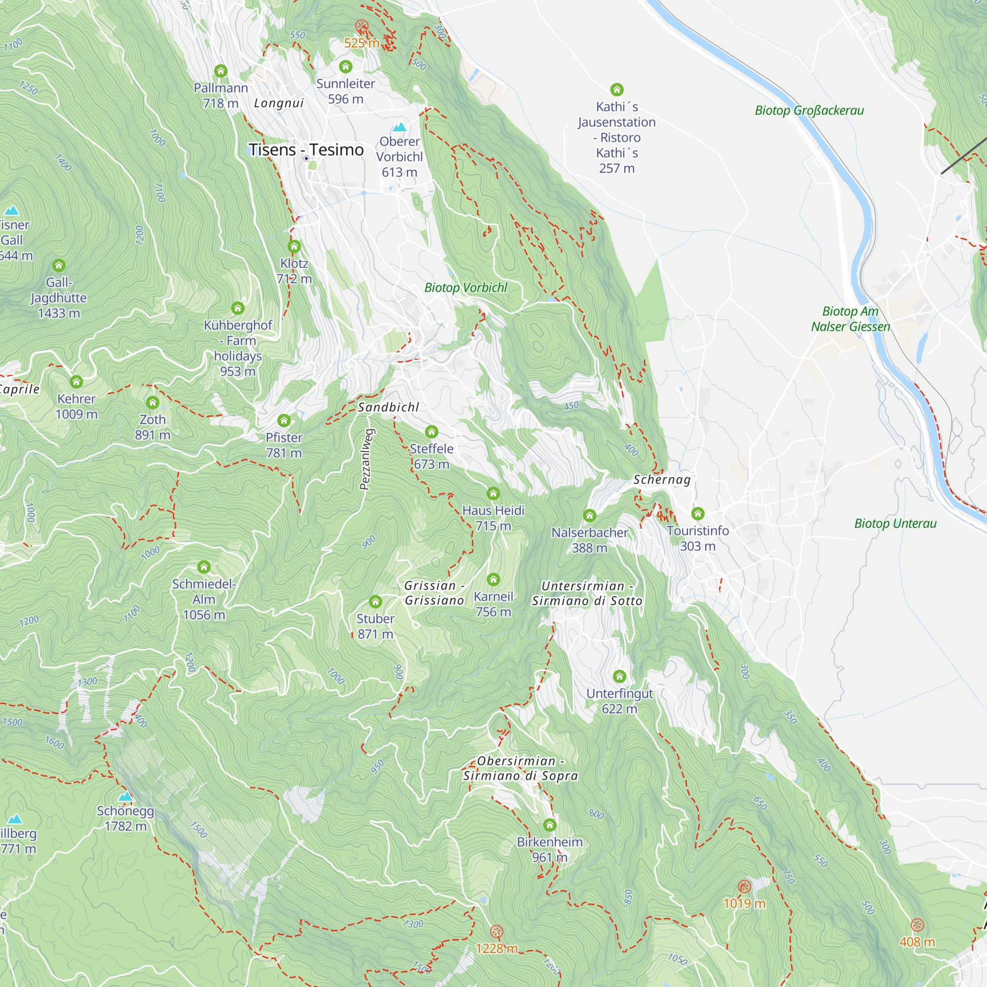 Haus Heidi map