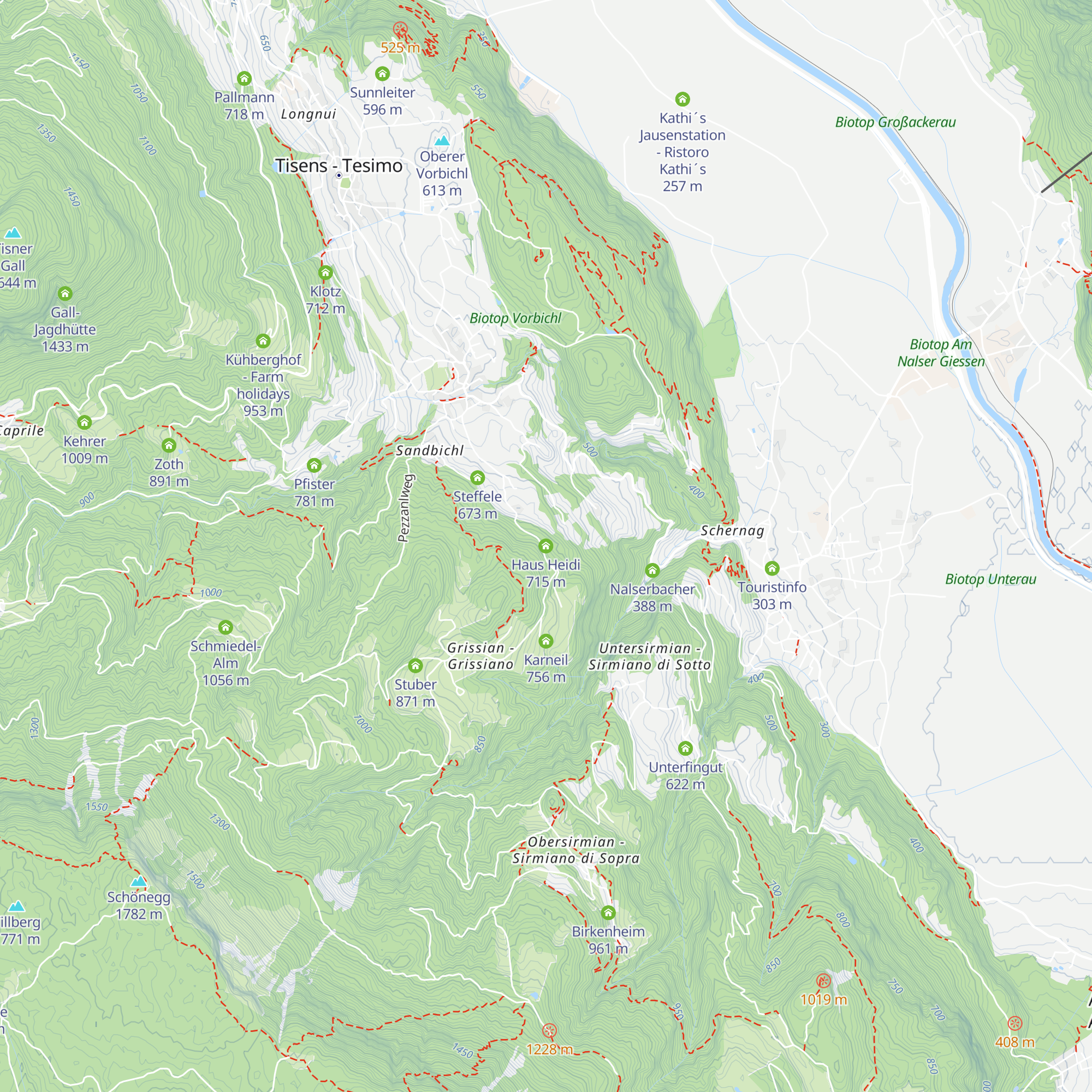 Haus Heidi map
