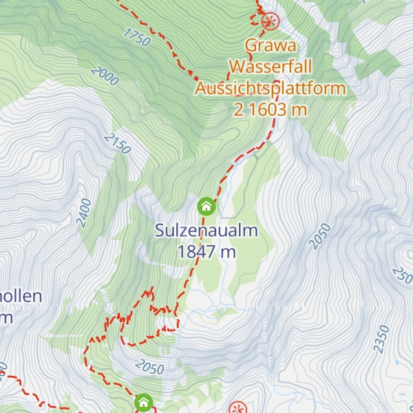Map of Sulzenaualm