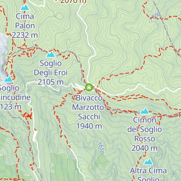 Map of Rifugio Achille Papa