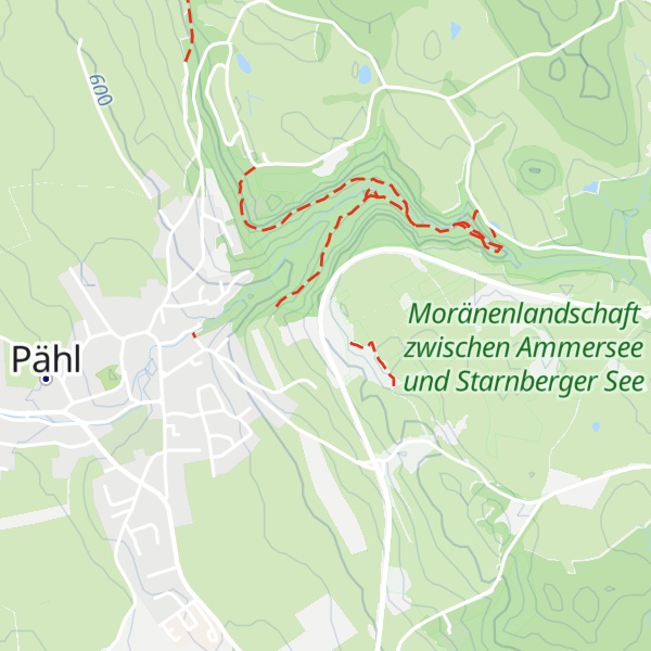 Map of Hirschberg-Alm