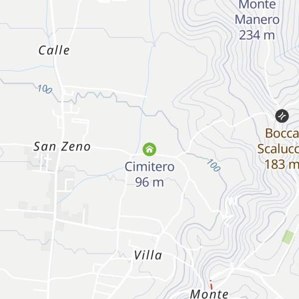 Map of Cimitero