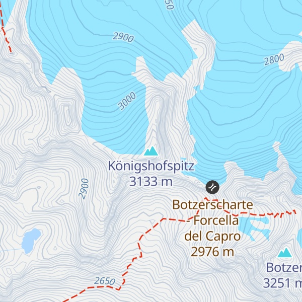 Map of Königshofspitz