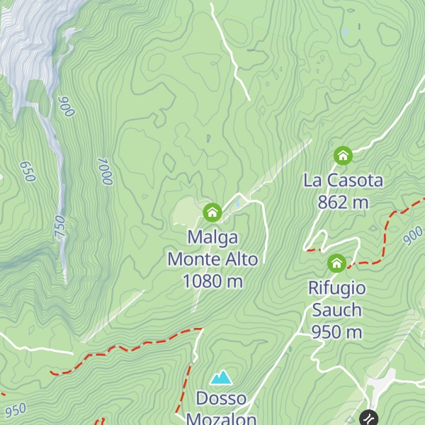 Map of Malga Monte Alto