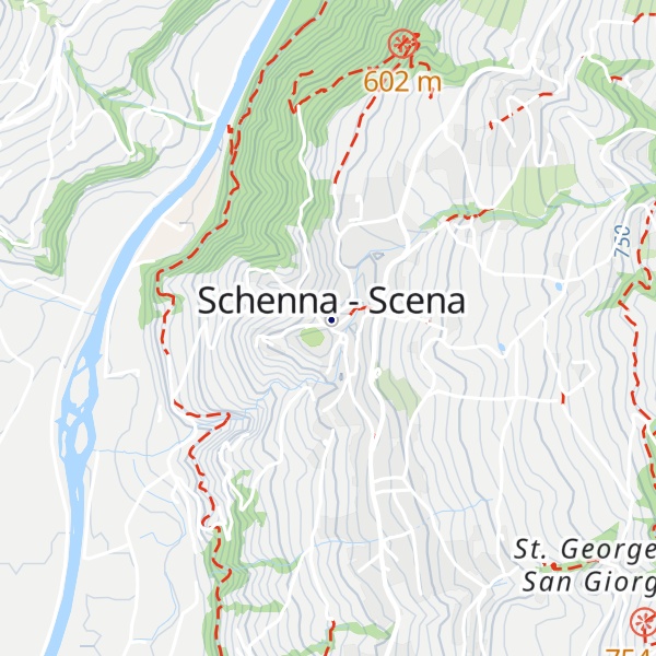 Map of Tourismusverein Schenna
