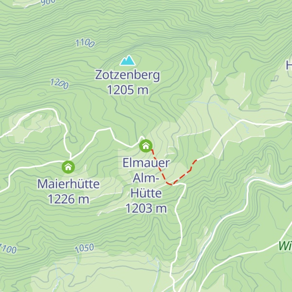 Map of Elmauer Alm-Hütte