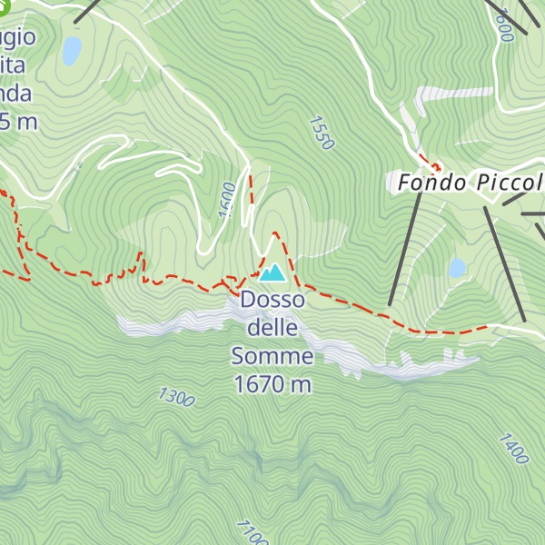 Map of Dosso delle Somme