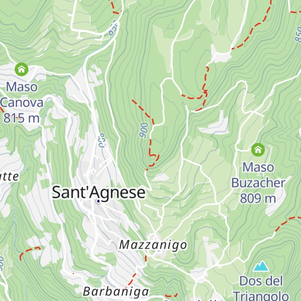 Map of Dos del Cuz