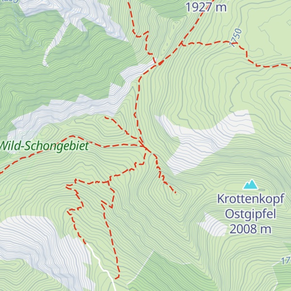 Map of Weilheimer Hütte