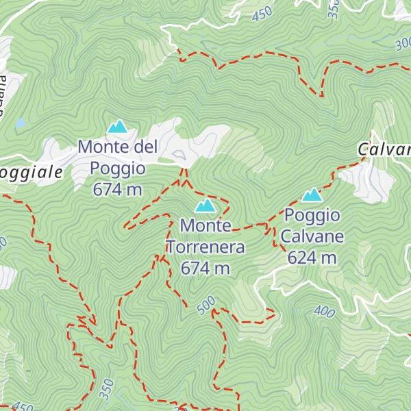 Map of Monte Torrenera