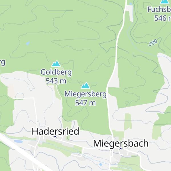 Map of Miegersberg