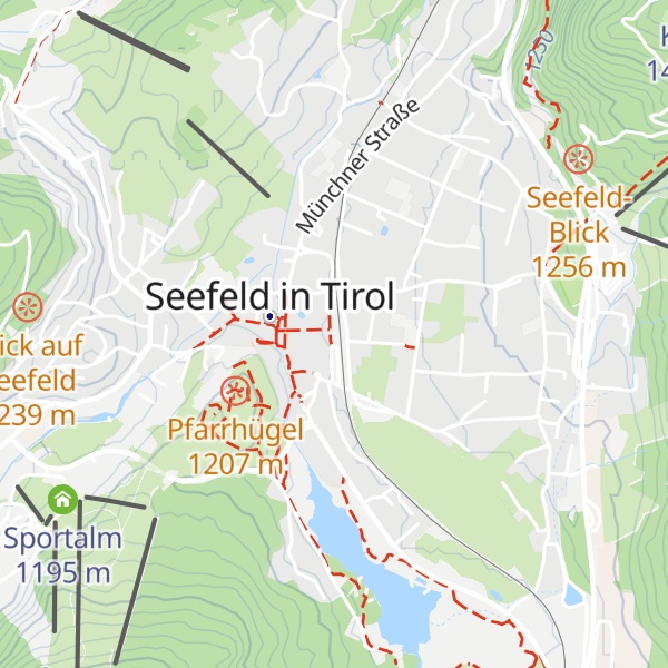 Map of Informations- und Mobilitätszentrum Seefeld