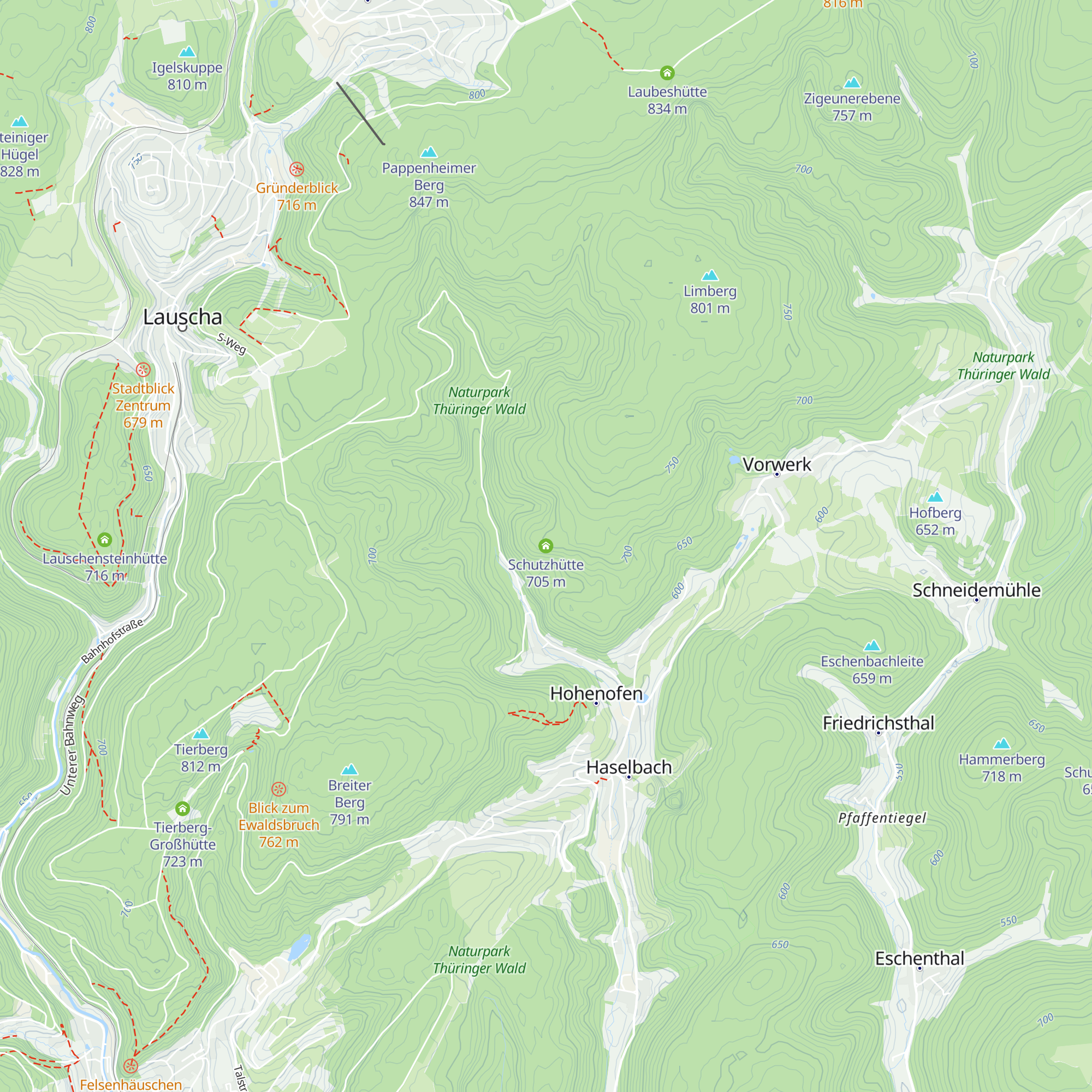 Schutzhütte map