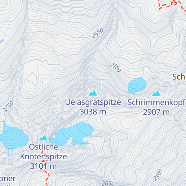 Map of Uelasgratspitze