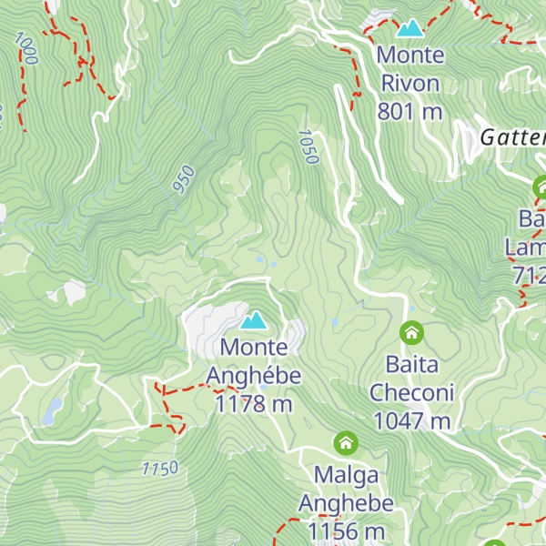 Map of Malga Morando (Ofra)