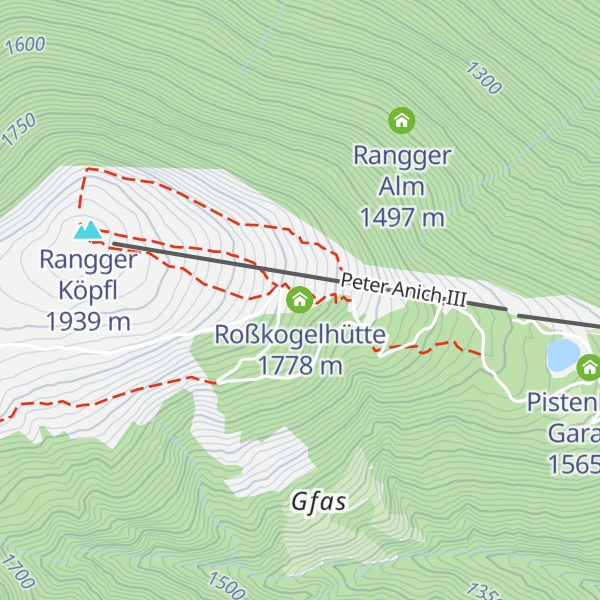 Map of Roßkogelhütte
