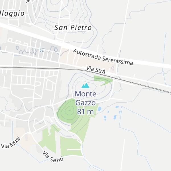 Map of Monte Gazzo