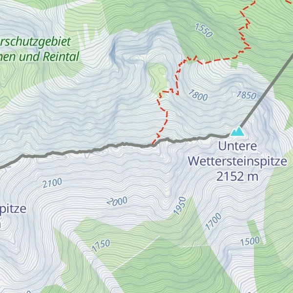 Map of Obere Wettersteinspitze