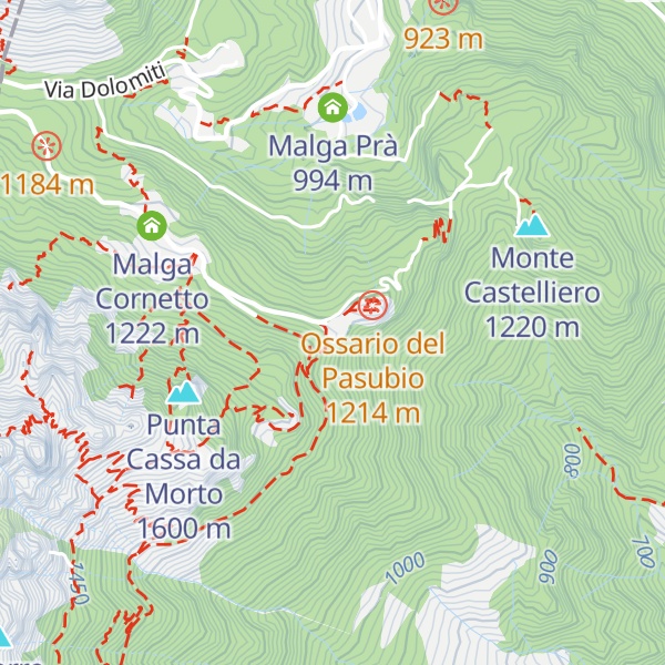 Map of Colle Bellavista