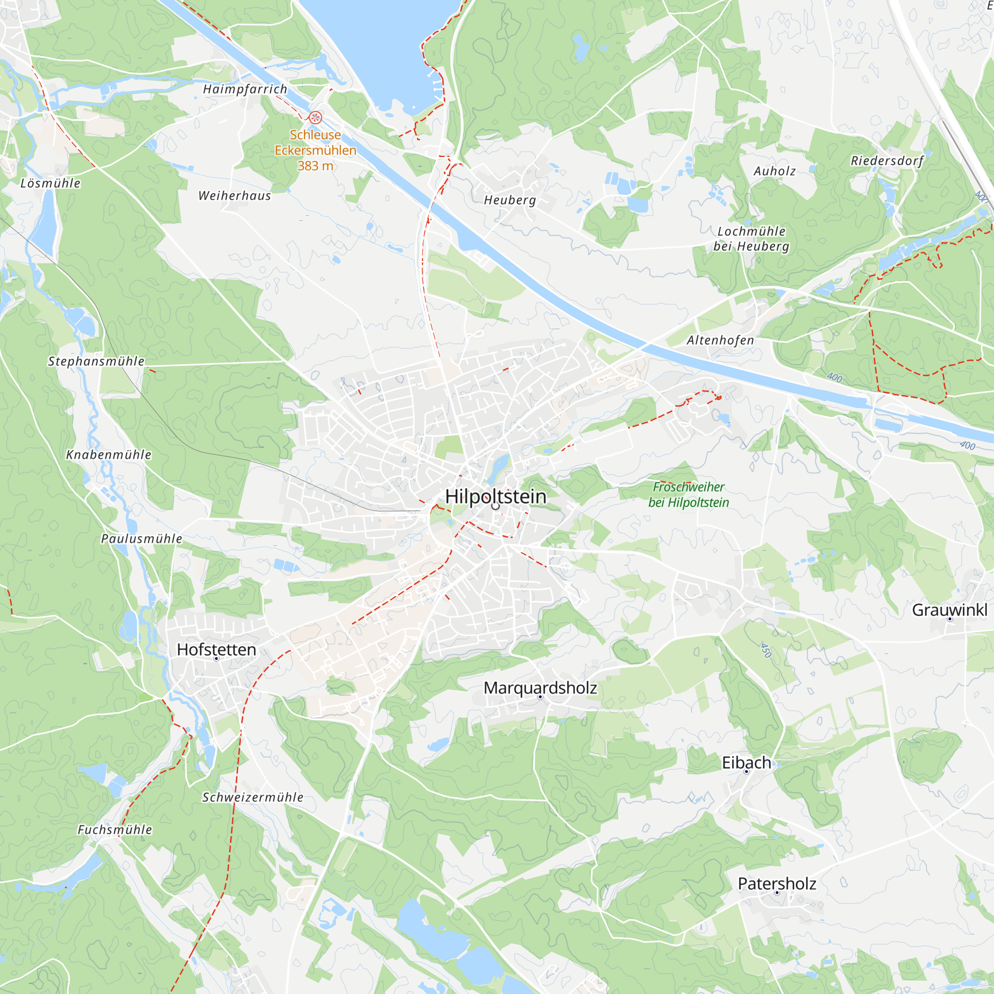 Tourist-Information map